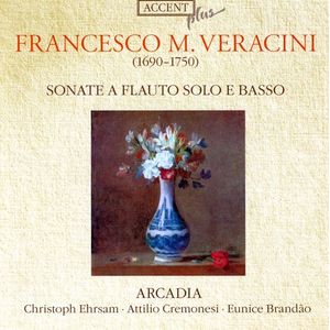 Sonate A Flauto Solo E Basso Nr 1-6 Cd - Veracini / Arcadia
