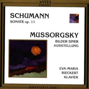 Sonata Op 11 / Bilder Einer Ausstellung Cd - Eva Maria Schumann / Rieckert