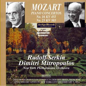 Klavierkonzerte 16 & 25 Cd - Mozart / Mitropolous