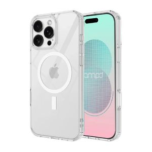 Funda Para iPhone 16 Pro Max Mag Compatible Con MagSafe En Transparente