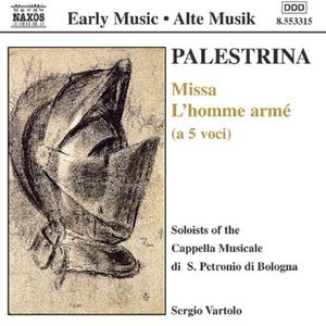 Missa L'Homme Arme (A 5 Voci) Cd - Palestrina / Vartolo / Capella Musicale
