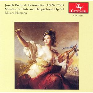 Sonatas For Flute & Harpsichord 1-6 Op 91 Cd - Boismortier / Stuhr-Rommereim