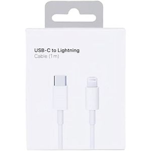 Cable Sync & Charge Usb-C A Lightning (1M) En Blanco