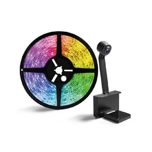 Kit de Cinta Inteligente Led Wi-Fi Y Camara Para Tv Rgbic En Blanco