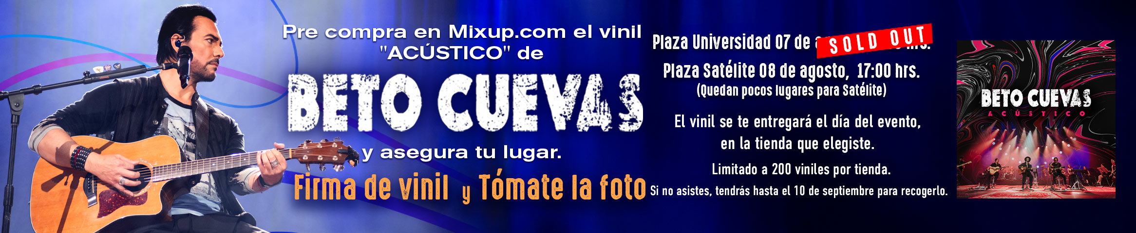 Eventos Beto Cuevas