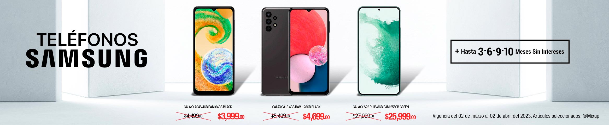 Promoción Teléfonos Samsung