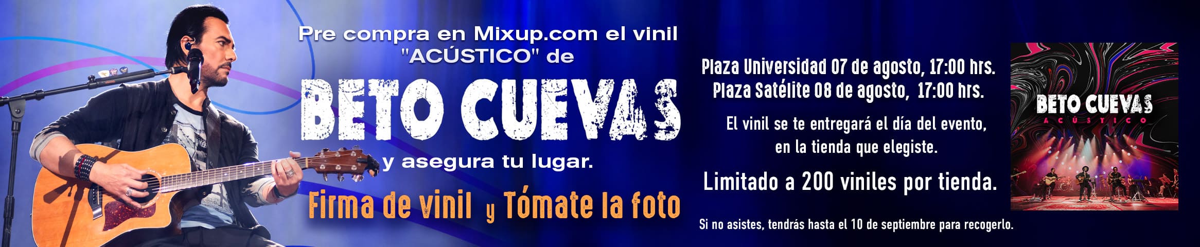 Eventos Beto Cuevas