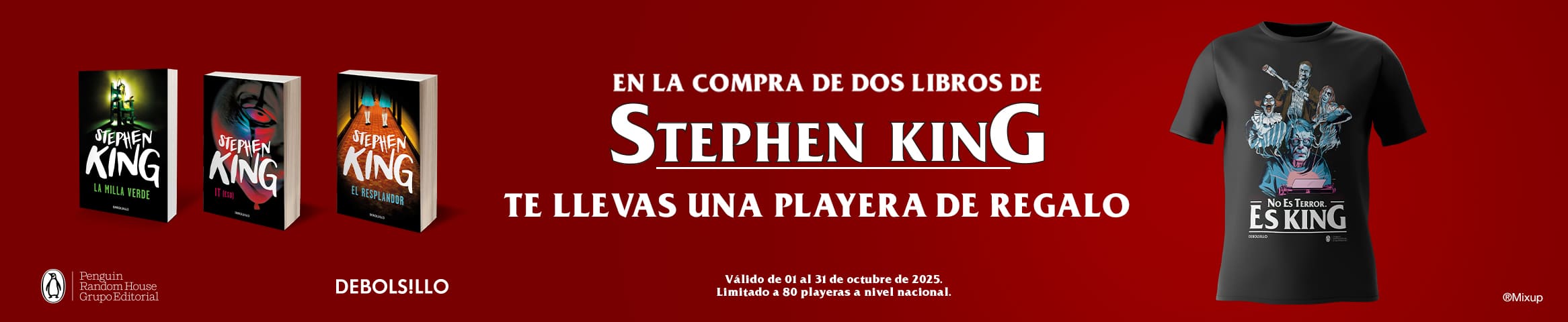 Stephen King Playera